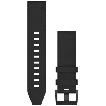 QuickFit 22 Watch Bands, Black leather Garmin
