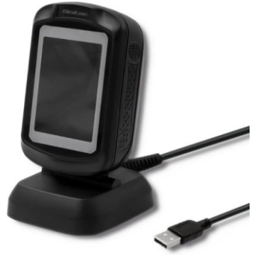 Qoltec 50864 Desktop QR & Barcode Scanner USB QOC