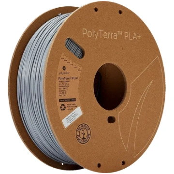 Grey / 1 KG POLYMAKER POLYTERRA PLA + 1.75mm