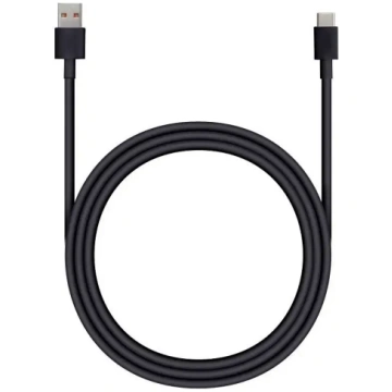 Cable USB A to Type C 3.0 2A HD2 1 m black | 59017