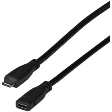 Kabel USB EFB USB-C - USB-C 0.2 m Czarny (EBUSBC-U