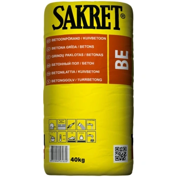 Betons Sakret BE, remonta, 40 kg
