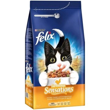 Felix Cat sausā barība Farmhouse ar papildus vista