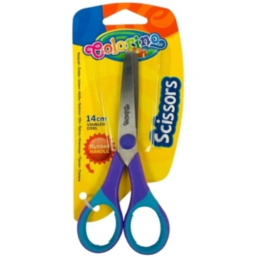 Colorino Kids Scissors 13.5 cm with rubber handle 