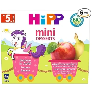 „Hipp“ bioloģiskie augļi kausiņos – banāni ar ābol