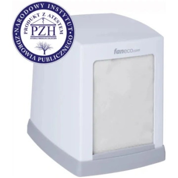 FANECO POP NP180PGWG salvešu konteineris, balts/pe