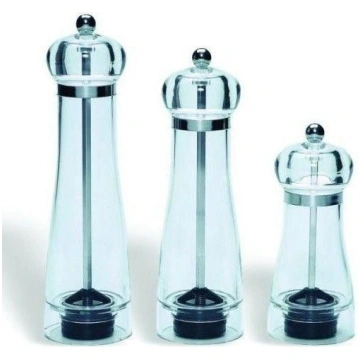 Acrylic pepper mill Height cm. 15,5 Transparent Mo