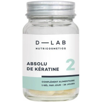 D-LAB Nutricosmetics Absolute De Keratine Tīrs ker