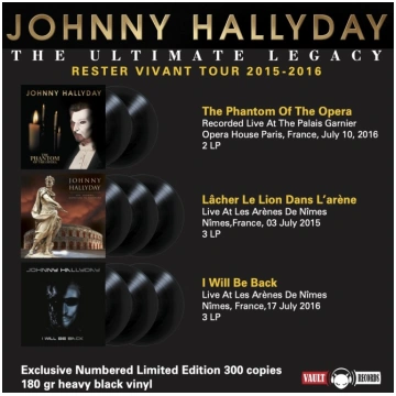 JOHNNY HALLYDAY The Ultimate Legacy: Rester Vivant
