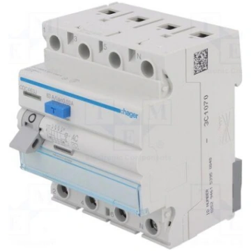 RCD breaker | Inom: 63A | Ires: 30mA | Max surge c