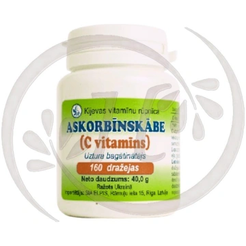 Askorbīnskābe (C vitamīns) Kijevas vitamīnu rūpnīc
