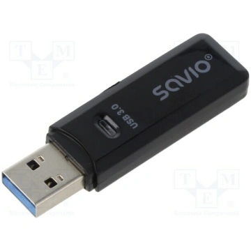 Card reader: memory; USB A plug; USB 3.0; PnP; 5Gb