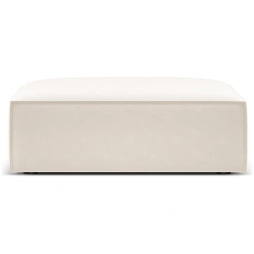 Bēšs samta kāju soliņš Vanda – Mazzini Sofas