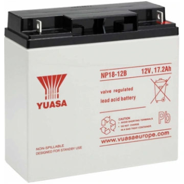 18Ah YUASA akumulators NP18-12B 180x76x167mm 12V N