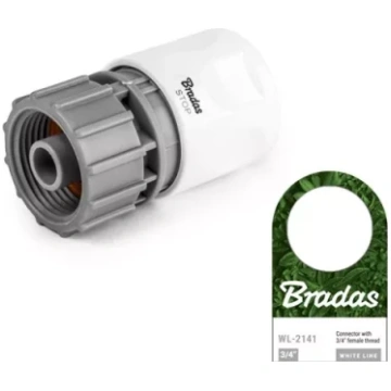 Konektors WHITE LINE 3/4" F- ar STOP funkciju BRAD