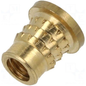 Threaded insert | brass | M3 | BN 37901 | L: 5.2mm