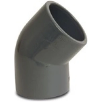 PVC Līkumi 45` D75 PLIMAT