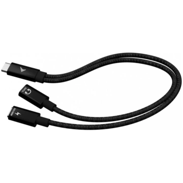USB-C Cable Splitter Audio/Data Power Delivery 100