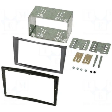 Radio mounting frame | Opel | 2 DIN | charcoal-met