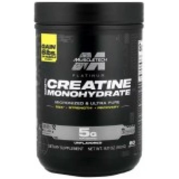 Platinum 100% Creatine Monohydrate - 400g MuscleTe