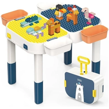 RedCrab Children"s Table Set Building Block Table 