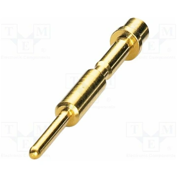 Contact; male; CuZn; gold-plated; 0.06÷0.25mm2; cr