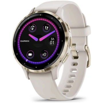 Garmin Venu 3S, bēša/zelta - Viedpulkstenis