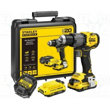 Drill/driver; battery; 0÷500rpm,0÷2000rpm; 18VDC; 