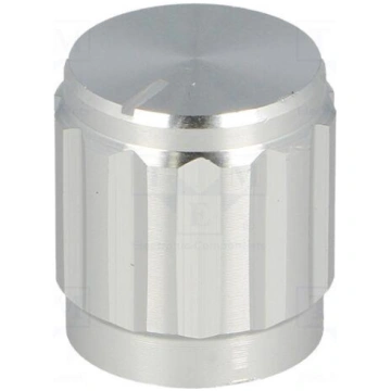 Knob | with pointer | aluminium,thermoplastic | Øs