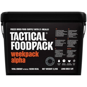 Tactical Foodpack Alpha Weekpack (21 ēdiens) - Sal