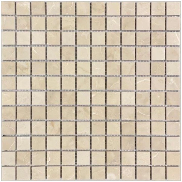 Akmens masas mozaīka MARBLE BEIGE 30,5 x 30,5 cm