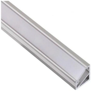 Aluminum profile with white cover for LED strip, a