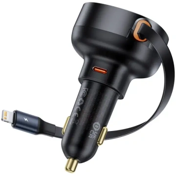 Baseus Enjoyment Pro 60W automašīnas lādētājs ar i