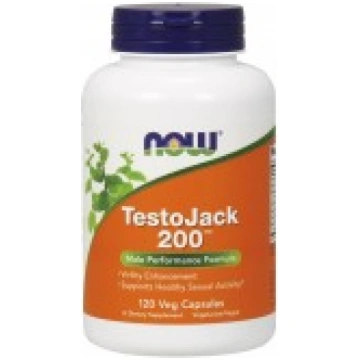 TestoJack 200 - 120 vcaps Now Foods P27718