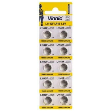 Alkaline battery Vinnic G12 / AG12 / L1142 / LR43 