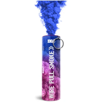 WP40 Wire Pull Smoke Grenade - GENDER REVEAL - Blu