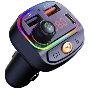 Swissten RGB Bluetooth FM Transmitteris 2x USB / U