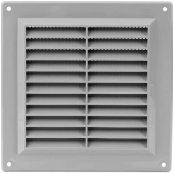 Ventilācijas reste PLAKANA kvadrāta 150x150mm pelē