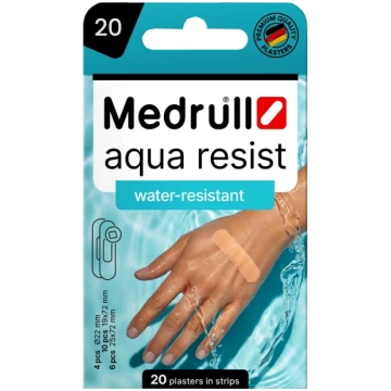 MEDRULL Aqua Resist plāksteri, 20 gab
