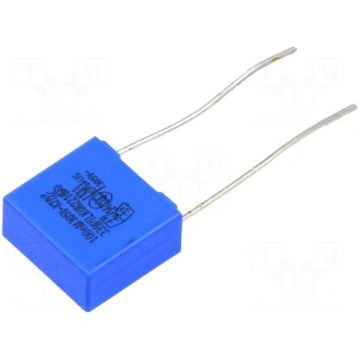 Capacitor: polypropylene | X2 | 100nF | 305V | THT