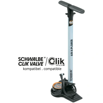 SKS AIR-X-PLORER CLIK VALVE 10.0 grīdas pumpis - z