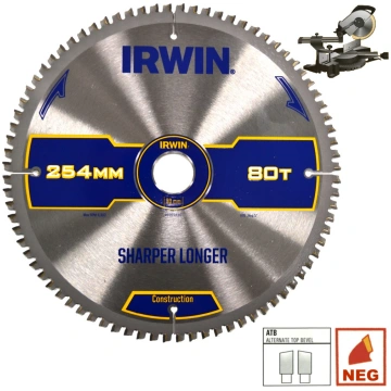 Zāģa ripa 260x30x60T 2,8mm ATB IRWIN