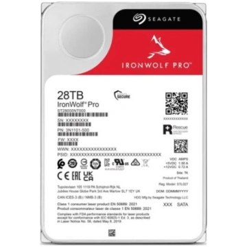 Seagate HDD IronWolf Pro - 28 TB - 3.5" - SATA 6 /