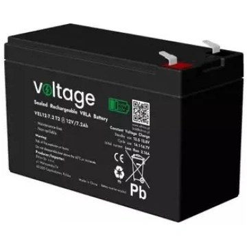 voltage Akumulator AGM Voltage Long Life 12V 7 2Ah