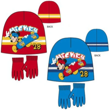 Disney Mickey Skate bērnu cepures + cimdu komplekt