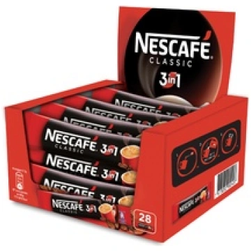 Kafija, šķīstošā, Nescafe Classic 3in1, 16.5g x 28