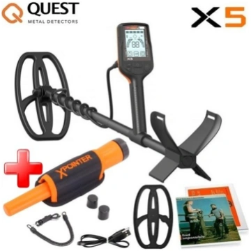 Quest Metal Detectors X5 + Quest Xpointers LAND me