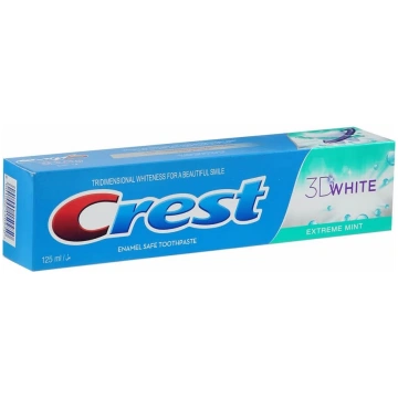 Balinoša zobu pasta 3D White Crest, 125 ml