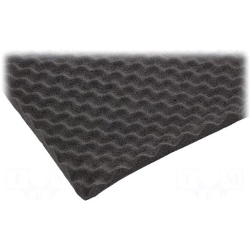 Damping mat | Mat: polyurethane | 600x1000x15mm SI
