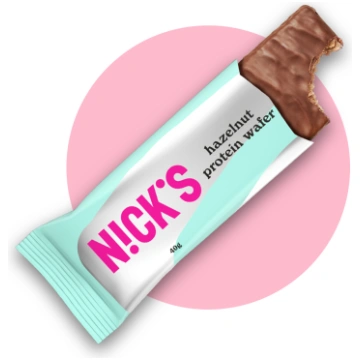 Proteīna vafeles šokolādes Nick's 40 g. Nick’